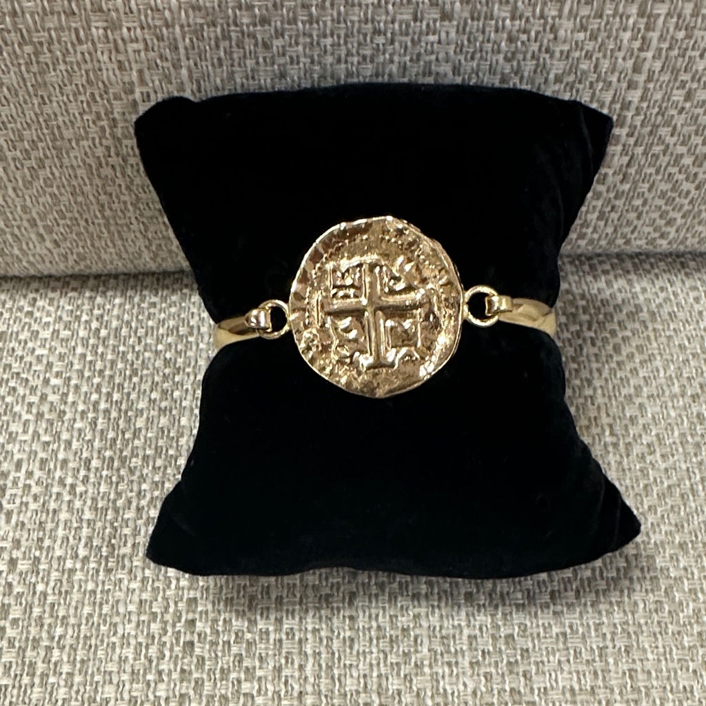 Alchemia Gold Atocha Coin Bracelet, New Without Tags.